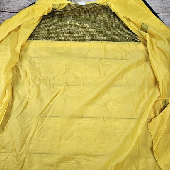 Vintage Cheetah Sport Jacket Windbreaker Nylon Full Zip Men’s Large Yellow - Picture 5 of 6